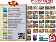 Schmidt Spiele 59765 Sonnenuntergang in der Leuchtturmbucht, Puzzle 1000 Teile, bunt Puzzle Naty Shop