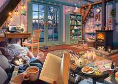 Schmidt Spiele 59655 Im Ferienhaus, 1000 Teile Geheimrätsel, Puzzle Naty Shop