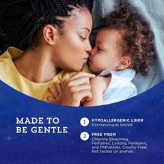 Wegwerfwindeln für Babys über Nacht, hypoallergen, Schutz in der Nacht, weiß Mutter und Kind Naty Shop