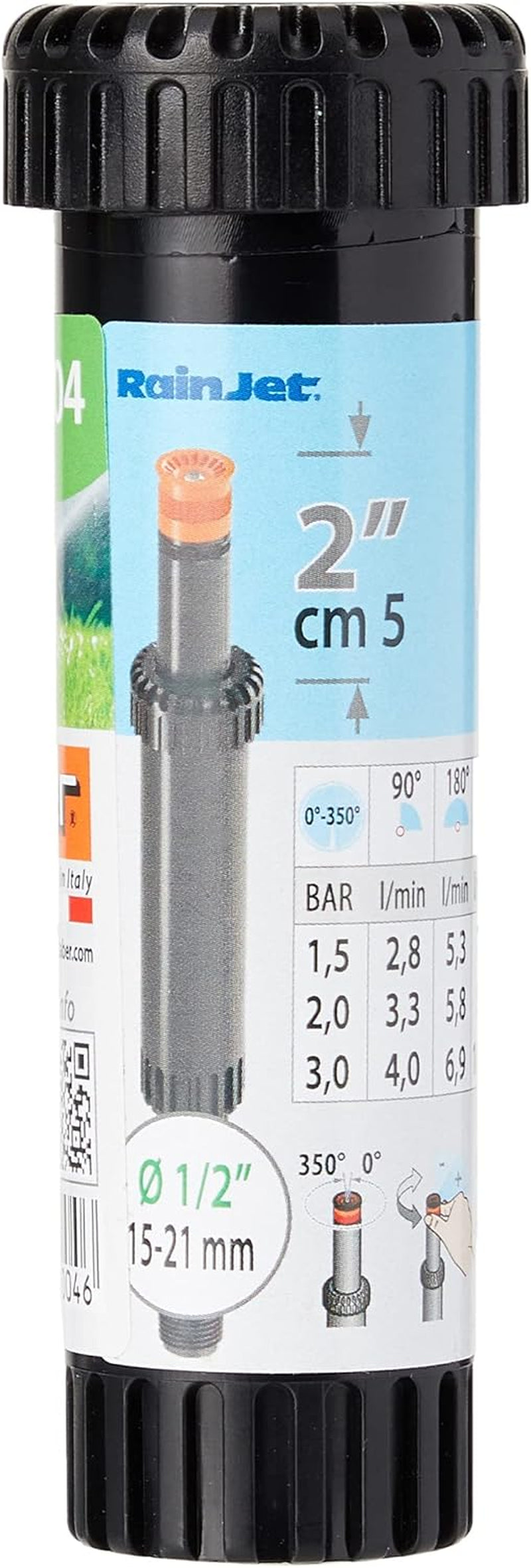 Rabatabil reglabil 0° - 350° ridicat 5 cm Claber