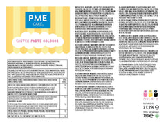 Kit de colorat pentru tort de Paște, set de 3 (75 g)