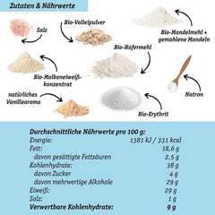 LOWER-CARB-VANILLE-KUCHENMISCHUNG – biologische, glutenfreie Kuchen- oder Pfannkuchenmischung, reich an Protein Naty Shop Kitchen
