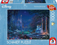 Schmidt Spiele 58043 Thomas Kinkade Disney Cinderella Dancing in the Starlight Puzzle 1000 Teile Buntes Puzzle Naty Shop Standardtitel