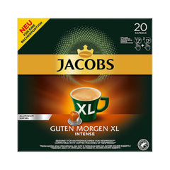 Jacobs Kaffeekapseln Guten Morgen XL Intense - 10er Pack (10 x 20 Getränke) & Kaffeekapseln Espresso Intenso, Intensität 10 von 12, 200 Nespresso®* kompatible Kapseln, 10 x 20 Getränke