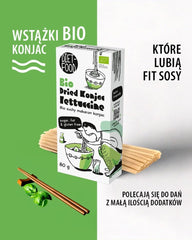 Fettuccine Konjac Shirataki Bio 80g – Kalorienarm und kohlenhydratarm, glutenfrei, kohlenhydratarm, für Keto-Diäten geeignet, mit Tapiokamehl