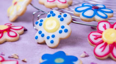 RUF, Glasur zum Beschriften von Kuchen, Keksen, Kuchen, glutenfrei, vegan, 4 x 25 Gramm Glasuren und Dekor Naty Shop