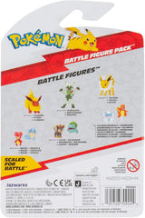 Pokémon PKW3583 – Battle Figure Pack – Leufeo & Bisasam, Offizielle detaillierte Figuren, je 5 cm Actionfiguren Naty Shop