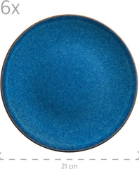 MÄSER Frühstücksset, Keramik OSSIA, Königsblau Seturi vesela masa Naty Shop