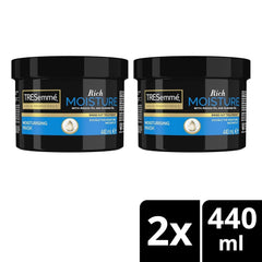 Mască de păr bogată în hidratare, pentru 2x mai multă hidratare instantanee* 2 x 440 ml Masca de par Naty Shop