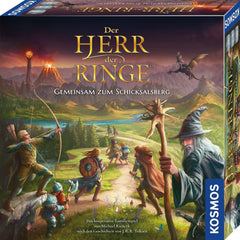 KOSMOS 682804 Der Herr der Ringe – Together to the Dome Mountain, kooperatives Familienspiel, 1–4 Spieler ab 10 Jahren, Abenteuerspiel, süchtig machendes Brettspiel