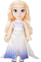 Disney Frozen 2 ELSA, die Schneekönigin-Puppe – 35 cm große, bewegliche Puppe im ikonischen Modekleid und langen, wallenden Haaren für zusätzlichen Spielspaß, für Mädchen ab 3 Jahren, 214894 Naty Shop Dolls