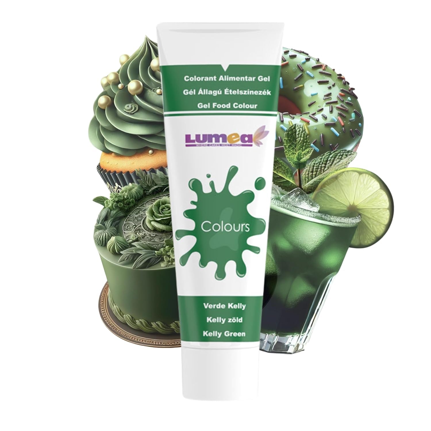 Dekozauber24 Colorant alimentar roșu, gel, 30g, vegan, fără zahăr, foarte concentrat, colorant alimentar roșu pentru fondant, cremă de unt, băuturi și multe altele