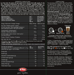 ESPRESTO Cappuccino, kompatibel mit K-fee & ALDI EXPRESSI*, RFA zertifiziert, 48 Kaffee-Kapseln & 48 Milch-Kapseln