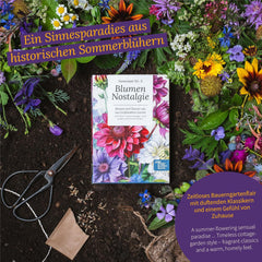 Magic Garden Seeds – Blumen-Nostalgie-Samen-Set – 9 traditionelle Sommerblumen im rustikalen Gartenstil – duftend, farbenfroh und nostalgisch – Geschenkidee für Gartenliebhaber