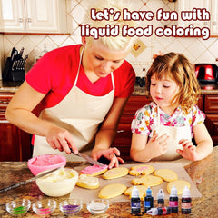 Colorant alimentar - Colorant alimentar lichid foarte concentrat pentru prăjituri, copt, ouă de Paște, băuturi - Colorant alimentar fără zahăr pentru fondant, glazură, slime, decorarea torturilor (Red Velvet, 236ml)