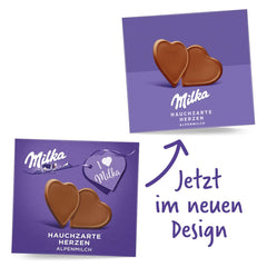 Milka I love Milka Hearts – zartschmelzende Alpenmilchschokolade und feine Waldhaselnüsse – 10 x 130g