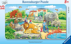 Ravensburger Kinderpuzzle – 06116 Zoo Trip – 15-teiliger Puzzlerahmen für Kinder ab 3 Jahren. Puzzle Naty Shop Single