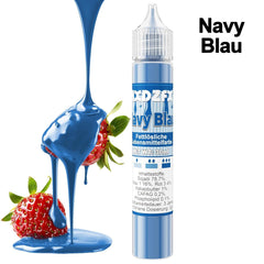 Colorant alimentar liposolubil - 30 ml colorant alimentar concentrat pe bază de ulei pentru ciocolată, set de coloranți alimentari pentru decorarea torturilor, fondant, cremă de unt, copt, meșteșuguri (albastru marin)