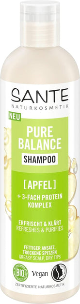 SANTE Naturkosmetik Pure Balance, șampon, hidratează intensiv părul uscat, 250 ml Duș și baie Naty Shop New