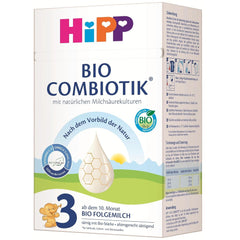 HiPP 3 Bio Combiotik (4 x 600g), Folgemilch ab 10 Monaten, mit natürlichen Milchsäurekulturen, Vitamin C und D, GOS, Omega-3 (DHA, ALA), in bester Bio-Qualität
