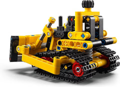 LEGO Technic Heavy Bulldozer Bauspielzeug Bulldozer Zu Ihrer Baustelle hinzufügen Konstruktionsspielzeug für Kinder Technikgeschenk für Jungen und Mädchen ab 7 Jahren 42163 Bausets Besuchen Sie den LEGO-Store
