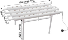 Hydrokultur-Anbauset, Hydrokultur-Anbausystem, automatisches Anbauregal mit 36 Löchern, Garten-Hydrokultur-Anbauset