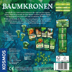 Kosmos 682194 Treetops, Under the Rainforest Canopy, Spiel für zwei Spieler, Gesellschaftsspiel, Brettspiel ab 10 Jahren über den Regenwald, Bäume, Pflanzen und Tiere
