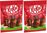 NESTLÉ Easter Friends Mini-Osterfiguren aus Vollmilchschokolade mit knusprigen Stücken, 2er-Pack (1 x 65 g)