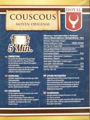 Couscous – Leichter und lockerer Couscous mit leicht nussigem Geschmack – Eine typisch nordafrikanische Spezialität – 1 x 500g