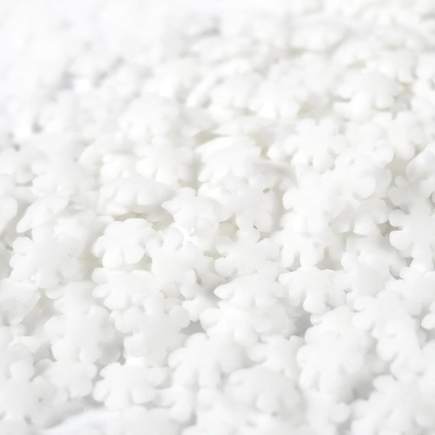 Streusel Hero, sprinkles fulgi de zăpadă, diverse cantitati Sprinkles Naty Shop 80 grame