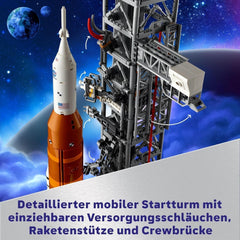 LEGO Icons NASA Artemis-Startrampe, Geschenk, Wohn- oder Bürodekoration, Bauset für Erwachsene mit Orion-Raumkapsel und Startrampe, Sammlerstück 10341, Bausets. Besuchen Sie den LEGO-Store