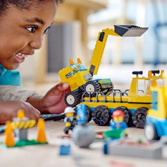 LEGO 60391 City Baufahrzeuge und Abrissbirne, Kran, Bagger, Muldenkipper und Transportfahrzeug, Spielzeug, Lernspielzeug für Kinder ab 4 Jahren. Bausets. Besuchen Sie den LEGO-Store