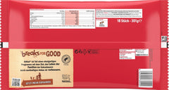 Nestlé Mini XXL Schokoriegel, Milchschokolade, knusprige Waffelriegel, 4er-Pack (1 x 301 g)