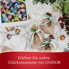 Lindt-Schokolade | LINDOR-Sortiment | 1371g | 110 Trüffel in feiner Schokolade mit zartschmelzender Füllung | Schenken Sie Schokolade zum Teilen