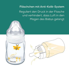Beurer Babycare, Handmilchpumpe, inklusive Flasche mit Anti-Kolik-System, Zubehör Essen und Stillen Bebe Naty Shop