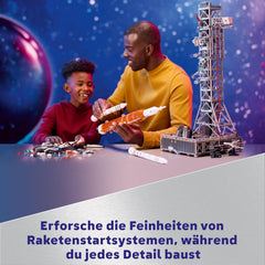LEGO Icons NASA Artemis Startrampe, Geschenk, Dekoration für Wohnzimmer oder Büro, Bauset für Erwachsene, mit Orion-Raumkapsel und Startrampe, Sammlerstück 10341