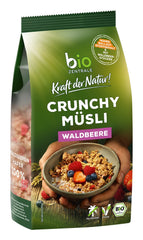 Knuspriges Müsli mit Beeren Biozentrale | 375 g Bio-Müsli | Ideal zum Frühstück und für die Tasse Müsli zum Mitnehmen | Eine Alternative zu Müsliriegeln