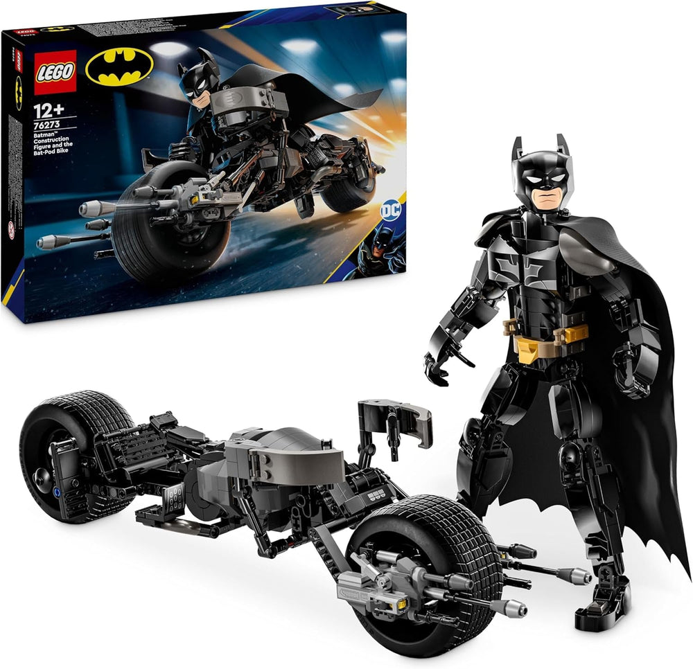 LEGO DC Batman: Batman-Bausteine mit Batpod, Superhelden-Filmspielzeug, Abenteuerspielset für Kinder, Geschenk für Jungen und Mädchen 76273 Bausets Besuche den LEGO-Store Standardtitel