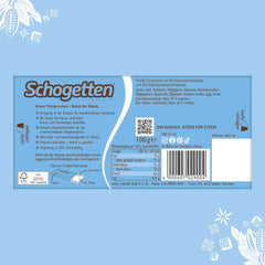 Schogetten Stracciatella Schokoriegel 100g, einzeln portioniert. Eine Freude. Stück für Stück.