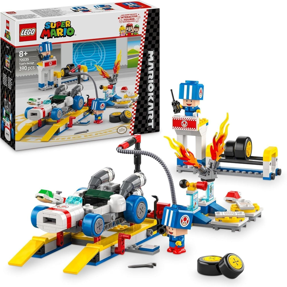 LEGO Super Mario: Mario Kart – Toad's Workshop, Nintendo-Charakter, anpassbares Spielzeug, Abenteuerset, Geschenk für Jungen, Mädchen und Gamer 8 Jahre alt 72035 Bausets Besuche den LEGO-Store Standardtitel