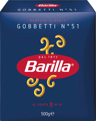 Pasta Barilla Classic Gobbetti Nr. 51 aus Hartweizen, immer al dente (1 x 500 g)