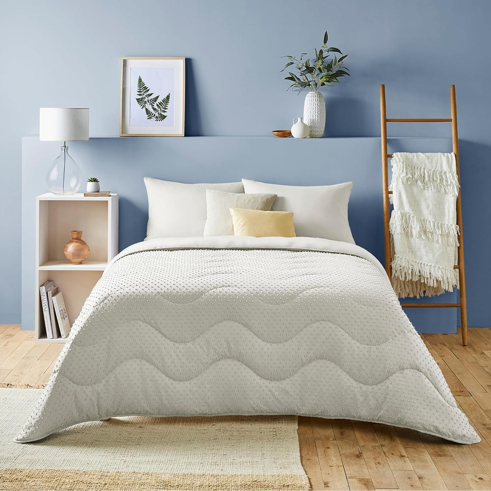 Night Lark Plapumă fără capac, 4.5 Tog, dimensiune rege, colecție Tufted Dot, lenjerie de pat de lux, hipoalergenic, lavabil la mașină, nisip cald Plapumi si pilote Naty Shop Nisip cald 4.5 Tog - King