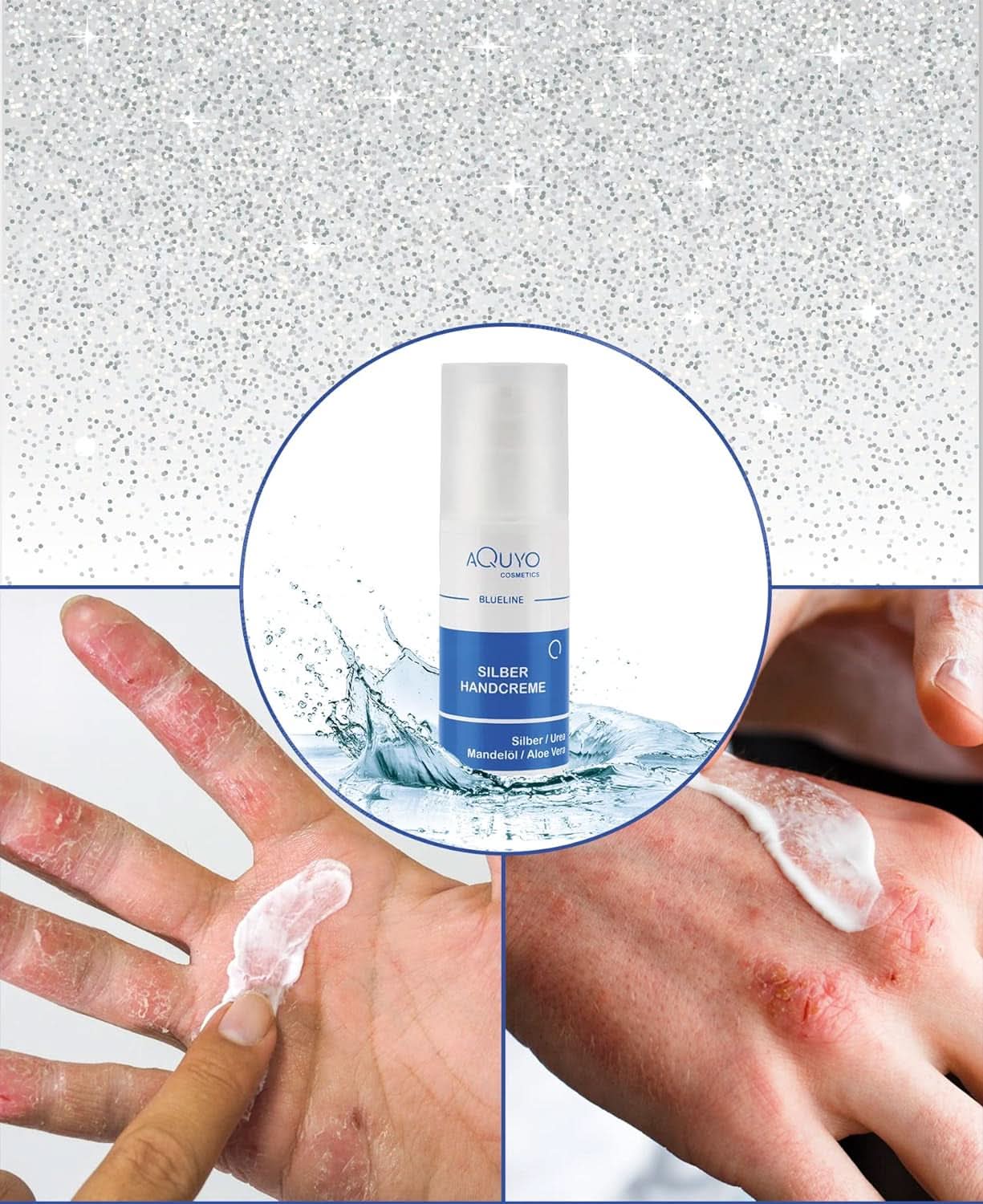 Blueline Silver Hand Cream, cremă pentru îngrijirea pielii, 100 ml Cosmetice si Infrumusetare Naty Shop