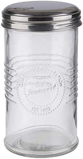 APS 40510 Dozator de zahăr - OLD FASHIONED, Ø 7,5 cm, H: 14 cm, Sticlă, 0,35 litri, Capac cu filet din...