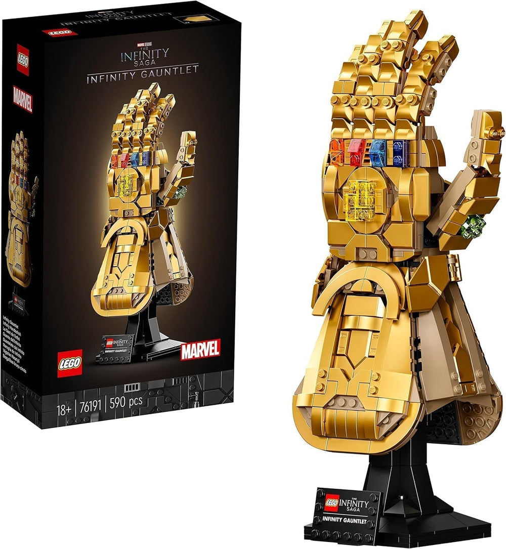LEGO 76191 Marvel Super Heroes Infinity Glove Avengers Thanos Glove Modellbauset für Erwachsene Fanartikel Geschenk für Männer Frauen Sie Ihn Bausets Besuche den LEGO-Store Single