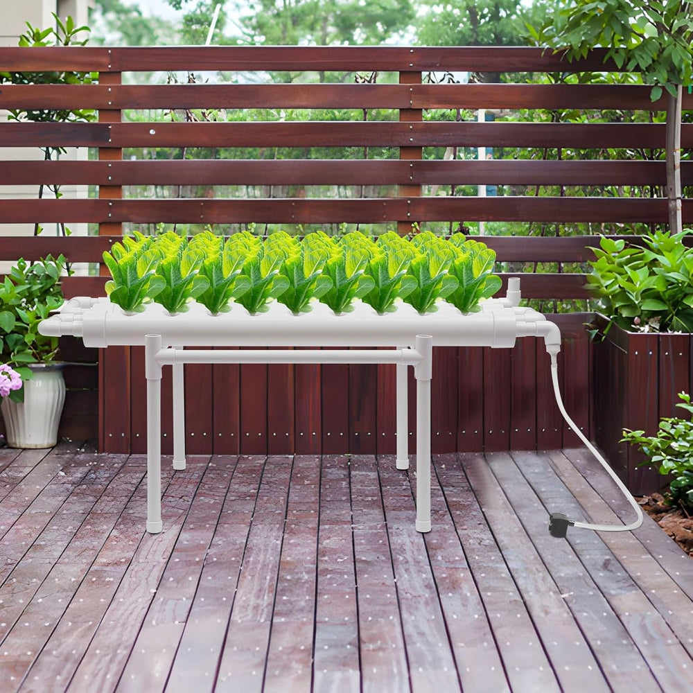 Kit de creștere hidroponică, Sistem de creștere hidroponică, Raft de cultivare automat cu 36 de găuri, Kit de creștere hidroponică pentru grădină