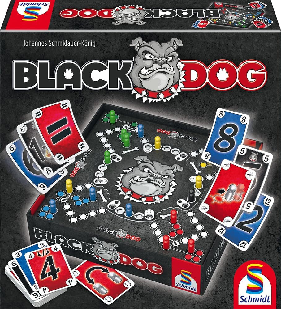 Schmidt Spiele 49323 Black DOG, joc de familie
