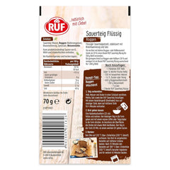 RUF Rye Sourdough Liquid, Flüssigextrakt für Brotteig und Brötchen, Sauerteig, Roggen- und Vollkornbrot, 170 Gramm Kitchen Naty Shop