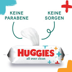 Huggies Baby Wet Wipes General Clean Full Body Discreet Fresh 10 x 56 Tücher Monatsbox