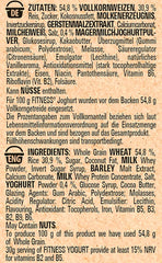Nestlé Fitness Yogurt Vollkorn-Frühstückscerealien mit partiellem Joghurtgeschmack, 1 Packung (1 x 350 g)